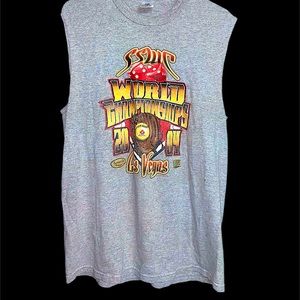 Vintage Y2K Las Vegas Softball League Championship Tank Top Men’s Large